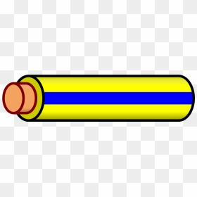 Wire Yellow Blue Stripe, HD Png Download - yellow rectangle png