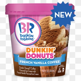 Baskin Robbins Mint Chocolate Chip, HD Png Download - dunkin donuts coffee png