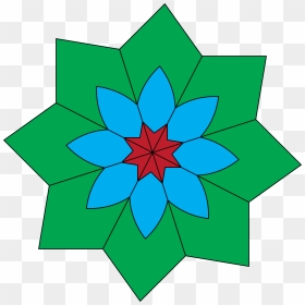 Geometry Shapes For Art, HD Png Download - flower shape png
