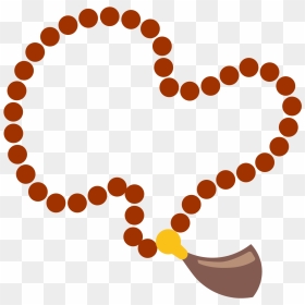Prayer Beads Png Emoji, Transparent Png - pray emoji png