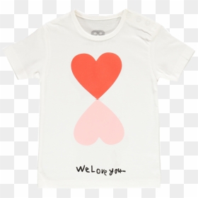 Beau Loves Baby Top Doubleheart, HD Png Download - double heart png