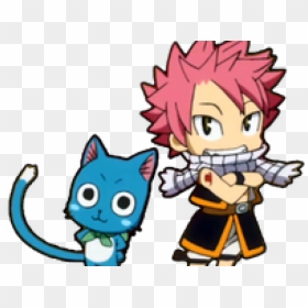 Fairy Tail Clipart Cute - Natsu Y Happy Fairy Tail, HD Png Download - fairy tail happy png