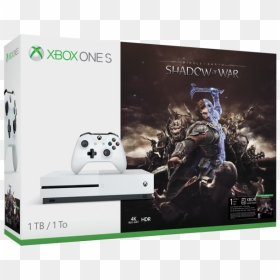 Xbox One S 1tb Middle-earth Hero Image - Xbox One S Shadow Of War Bundle, HD Png Download - shadow of war png
