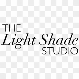 The Light Shade Studio Black - Calligraphy, HD Png Download - studio light png