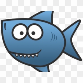 Shark Cliparts - Baby Shark Icons, HD Png Download - shark clipart png