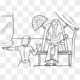 Praying Hands Emoji - Moses Talks To Pharaoh Coloring Page, HD Png Download - pray emoji png