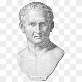 Marcus Tullius Cicero, HD Png Download - marble bust png