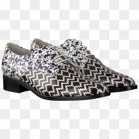 Black Pertini Lace-ups 15900 - Slip-on Shoe, HD Png Download - white lace pattern png