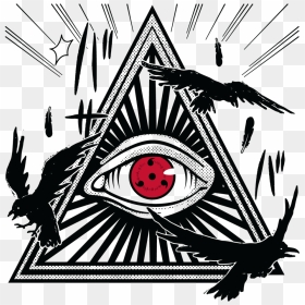 Logo One Eye In Triangle, HD Png Download - sharingan eye png