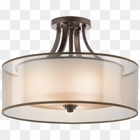 Bronze Semi Flush Ceiling Lights, HD Png Download - ceiling light png