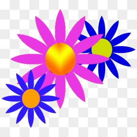 Here A Shape Suddenly Becomes A Cluster Of Flowers - Aster Symbol, HD Png Download - flower shape png