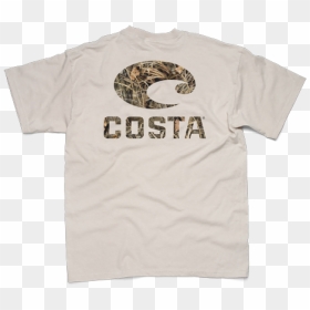 Costa Del Mar Realtree Max-4 Short Sleeve Camo Shirt - Costa Del Mar, HD Png Download - realtree logo png