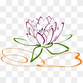 Lotus Images In Black And White, HD Png Download - white lotus png