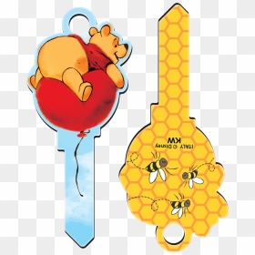 Winnie The Pooh Clipart House - Winnie The Pooh Key, HD Png Download - house keys png