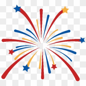 Graphic Design, HD Png Download - blue fireworks png