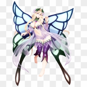 Fairy Titania Anime Flower Fairy Mythical Creature - Monster Girl Encyclopedia Fairy, HD Png Download - anime flower png