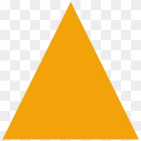 Transparent Yellow Triangle Png - Yellow Triangle No Background, Png Download - yellow triangle png