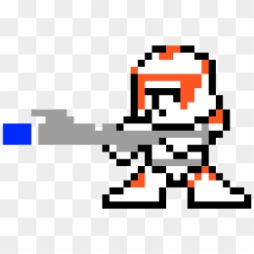 Pubg 8bit Clipart , Png Download - Jason Voorhees Pixel Art, Transparent Png - star wars clone trooper png