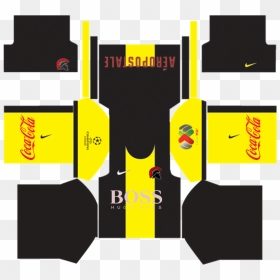 Black And Yellow Kit Dream League , Png Download - Dream League Soccer Custom, Transparent Png - aeropostale png