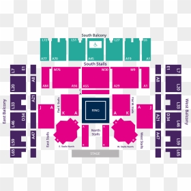 Wwe Seating Plan - Brighton Centre Seating Plan, HD Png Download - tye dillinger png