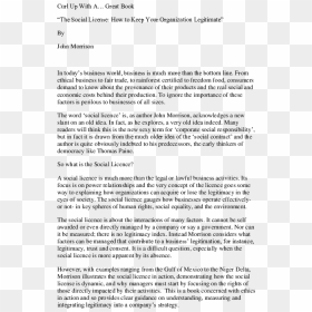 Example Of Letter To Pope, HD Png Download - john morrison png