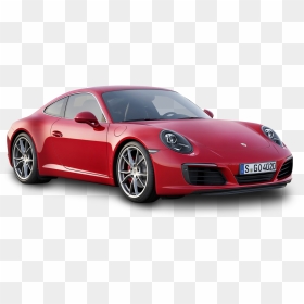 Red Porsche 911 Carrera Car - Google Porsche 911, HD Png Download - 911 png
