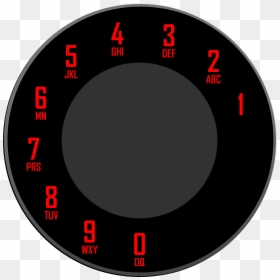 Circle, HD Png Download - rotary phone png