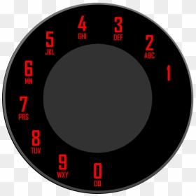 Circle, HD Png Download - rotary phone png