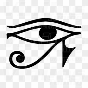 Ojo De Horus - Ancient Egyptian Eye Of Ra And Horus, HD Png Download - eye tattoo png
