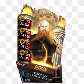 Rowan S4 20 Goliath - Wwe Supercard Sasha Banks, HD Png Download - erick rowan png