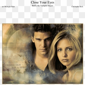 Close Your Eyes - Buffy And Angel, HD Png Download - male angel png