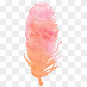 Watercolor Feather Png, Transparent Png - watercolor feather png
