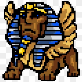 Mythical Creatures Pixel , Png Download - Pixel Art Sphinx, Transparent Png - mythical creatures png