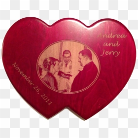 Andee And Jerry"s Double Heart Plaque - Heart, HD Png Download - double heart png
