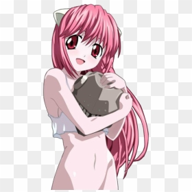 #elfenlied  #elfenliedanime  #horns #pinkhair - Lucy Elfen Lied, HD Png Download - elfen lied png