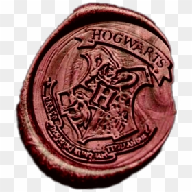 #harrypotter #hogwarts #hogwartsletter #wax - Transparent Hogwarts Seal, HD Png Download - hogwarts seal png