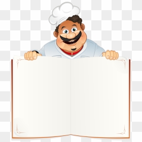 Download Funny Chef Png Image With No Background - Chef Menu Clip Art, Transparent Png - chef clipart png