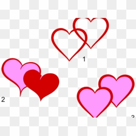 Double Heart Images - Double Heart Clip Art, HD Png Download - double heart png