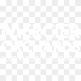 Mercier Orchards White Logo With Tagline Stacked - Poster, HD Png Download - angry orchard logo png
