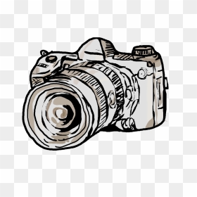 Canon Camera Cartoon Dslr , Png Download - Camera Png, Transparent Png - canon dslr png