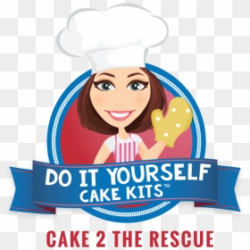 Cake 2 The Rescue Nz - Baker Girl Logo, HD Png Download - chef clipart png