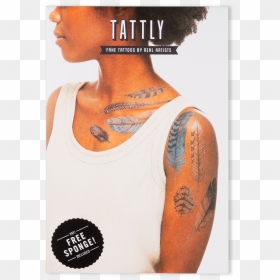 Tattly, HD Png Download - watercolor feather png