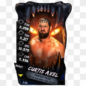 Jeff Hardy Wwe Supercard, HD Png Download - curtis axel png