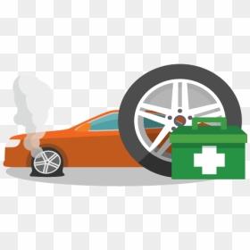 Car Tire Puncture Repair - Vigeland Sculpture Park, HD Png Download - car tire png