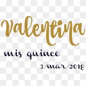 Calligraphy, HD Png Download - mis quince png
