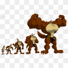 Wile E Coyote Muscle, HD Png Download - speedo png