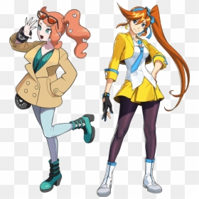 Female Phoenix Wright Characters, HD Png Download - apollo justice png