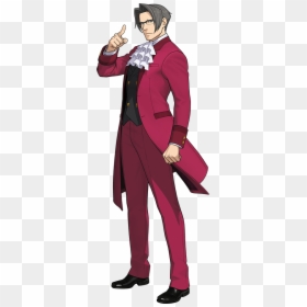 Miles Edgeworth Spirit Of Justice, HD Png Download - apollo justice png