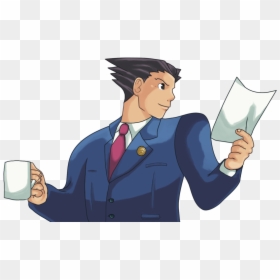 Phoenix Wright Ace Attorney Png, Transparent Png - apollo justice png