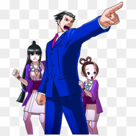 Phoenix Wright Ace Attorney Art, HD Png Download - apollo justice png